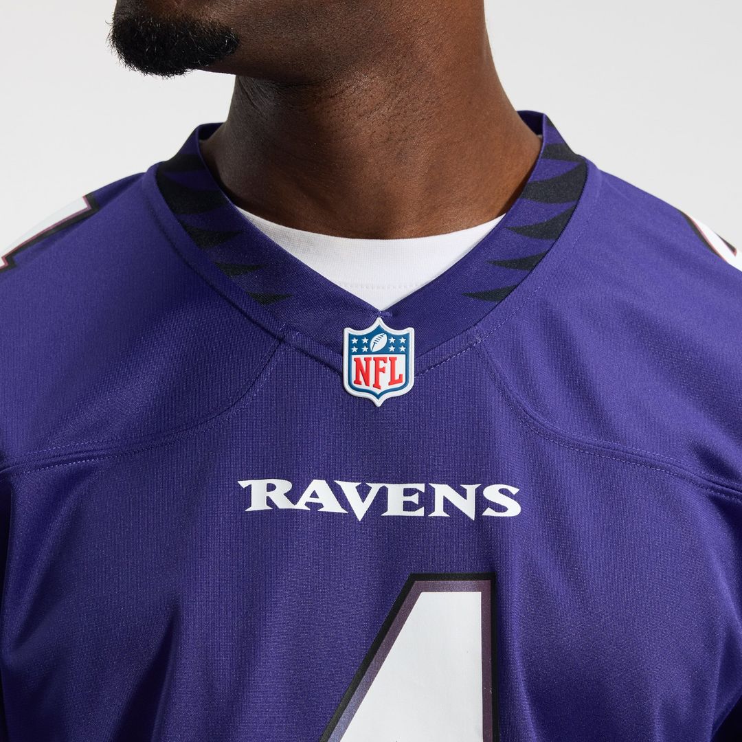 Baltimore Ravens Zay Flowers Nike Purple Game Jersey product image 9