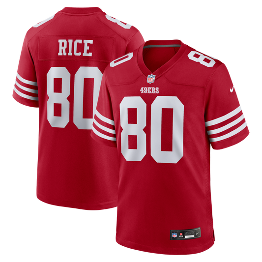 San Francisco 49ers Jerry Rice Nike Scarlet Retired Game product image 1