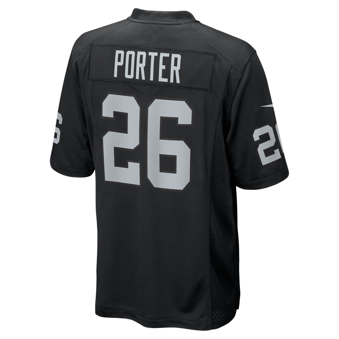 Las Vegas Raiders Darien Porter Nike Black Game Jersey product image 3