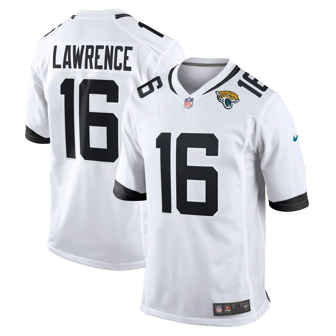 Jacksonville Jaguars Trevor Lawrence Nike White Game Jersey product image 1