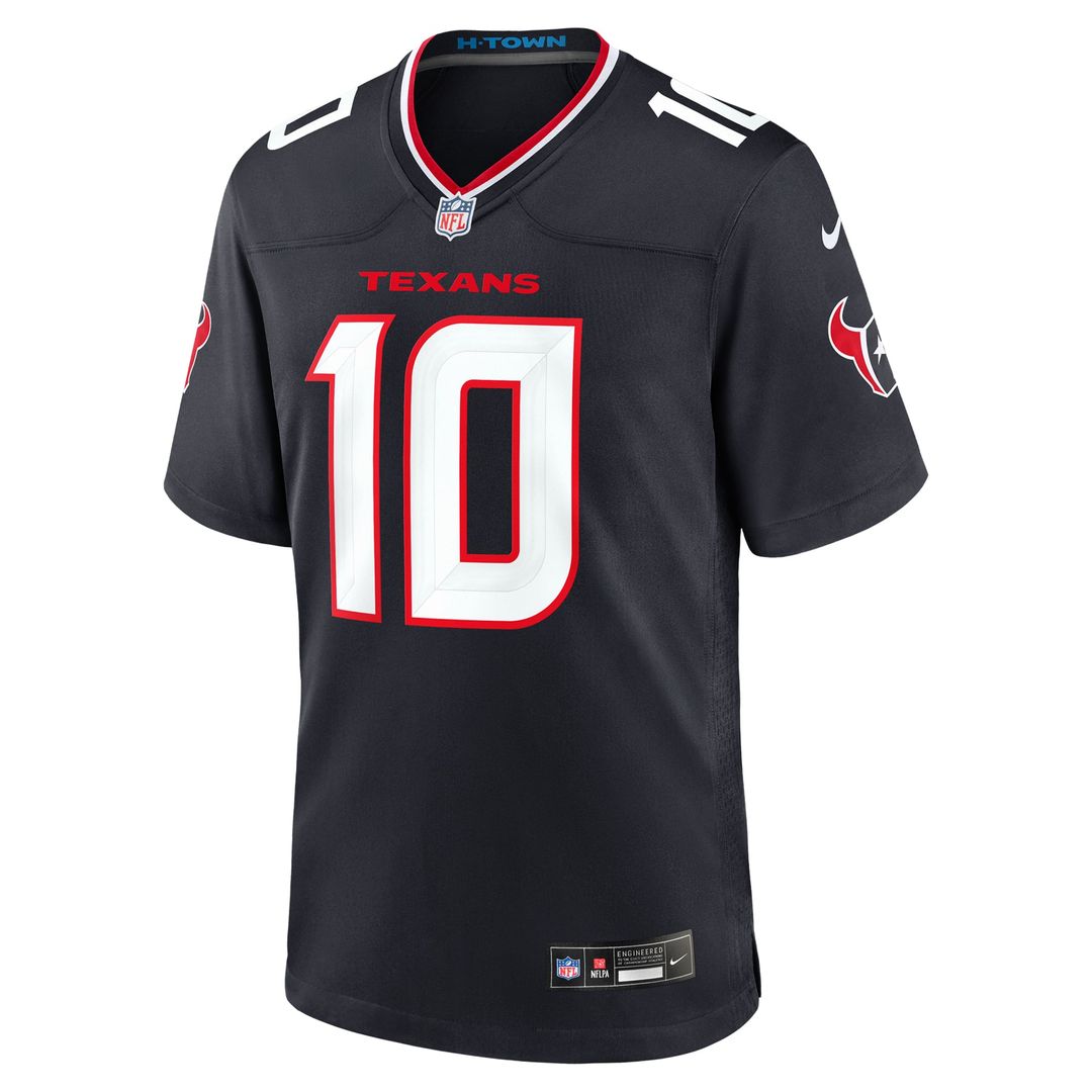Houston Texans Davis Mills Nike Navy Game Jersey product image 2