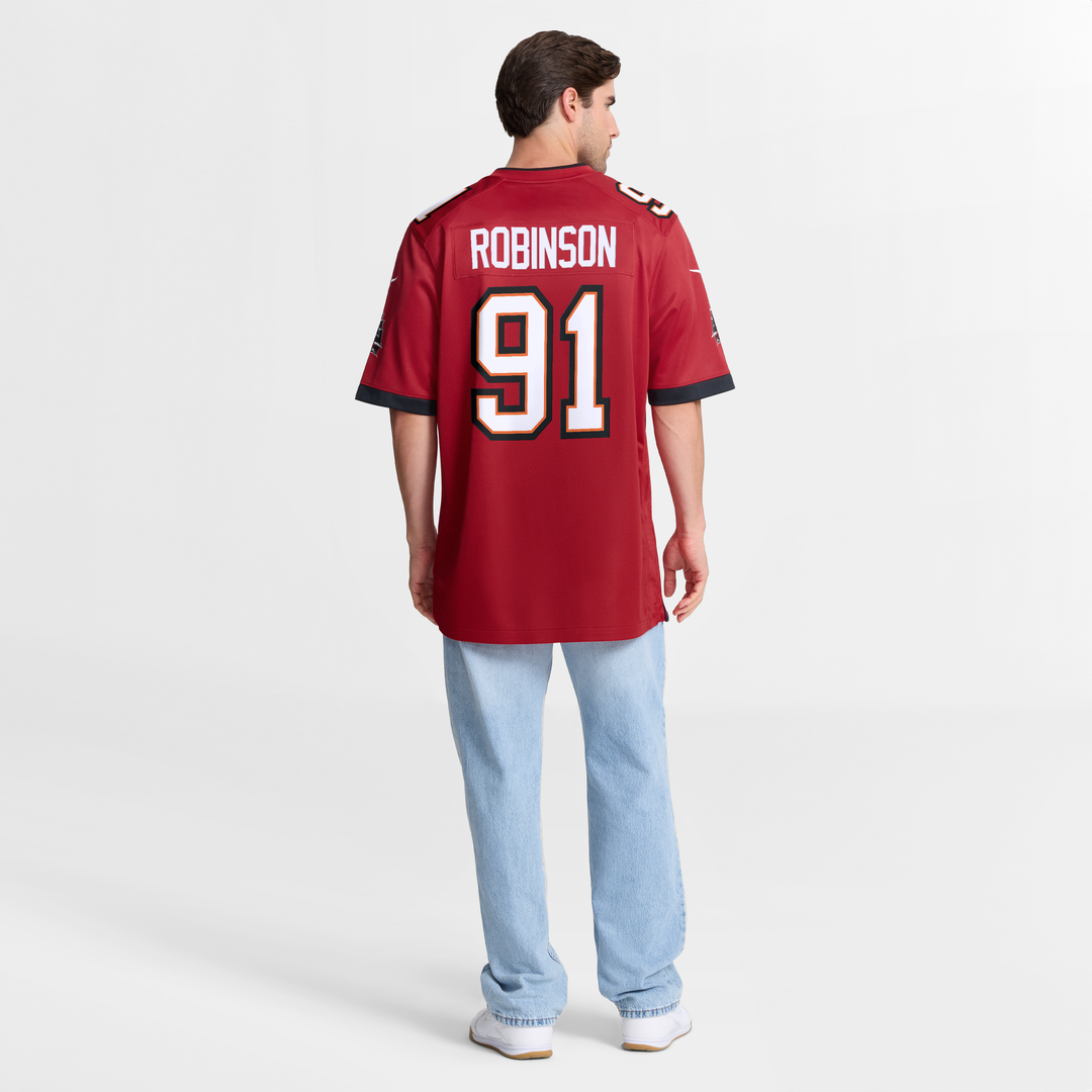 Tampa Bay Buccaneers A'Shawn Robinson Nike Red Game Jersey product image 3