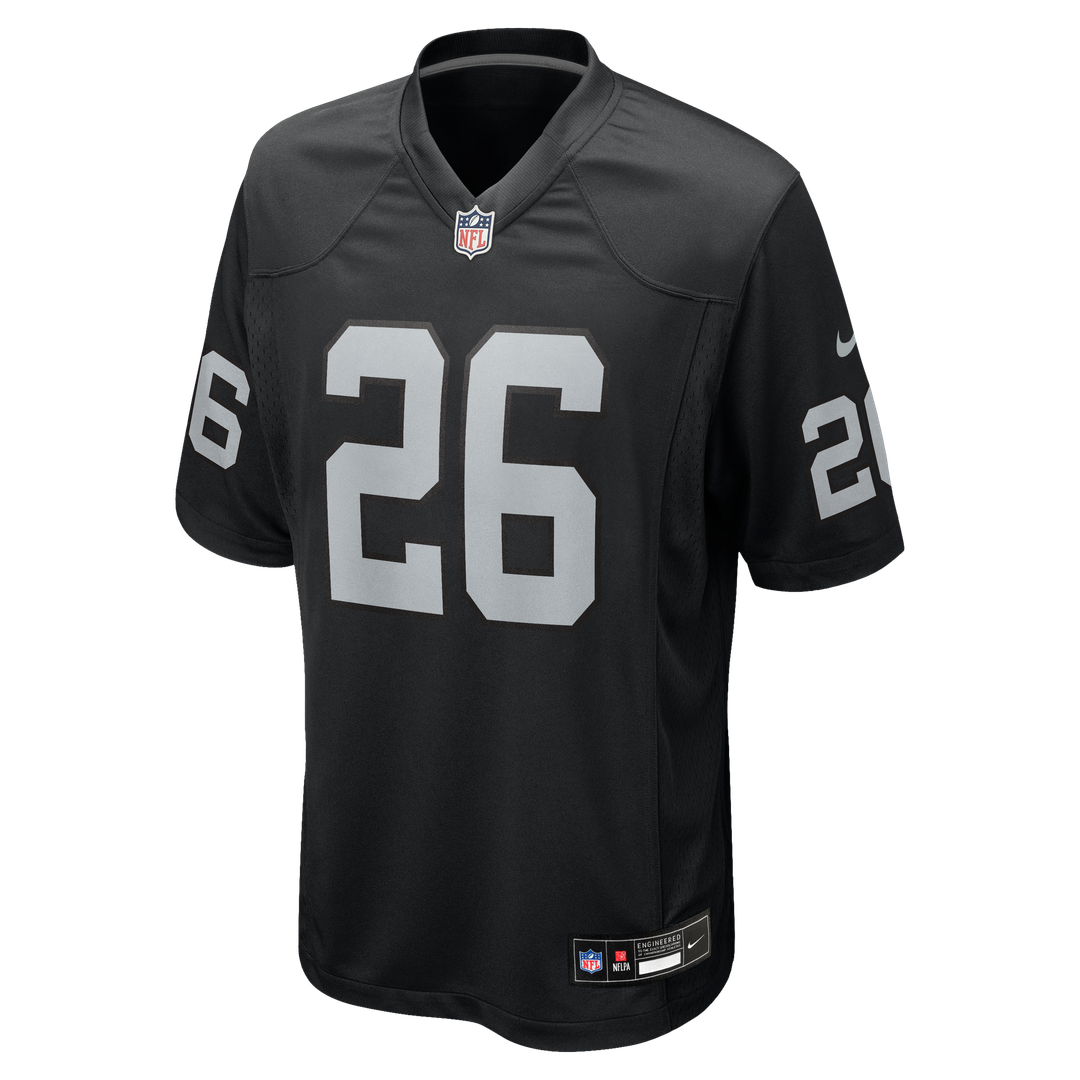 Las Vegas Raiders Darien Porter Nike Black Game Jersey product image 2
