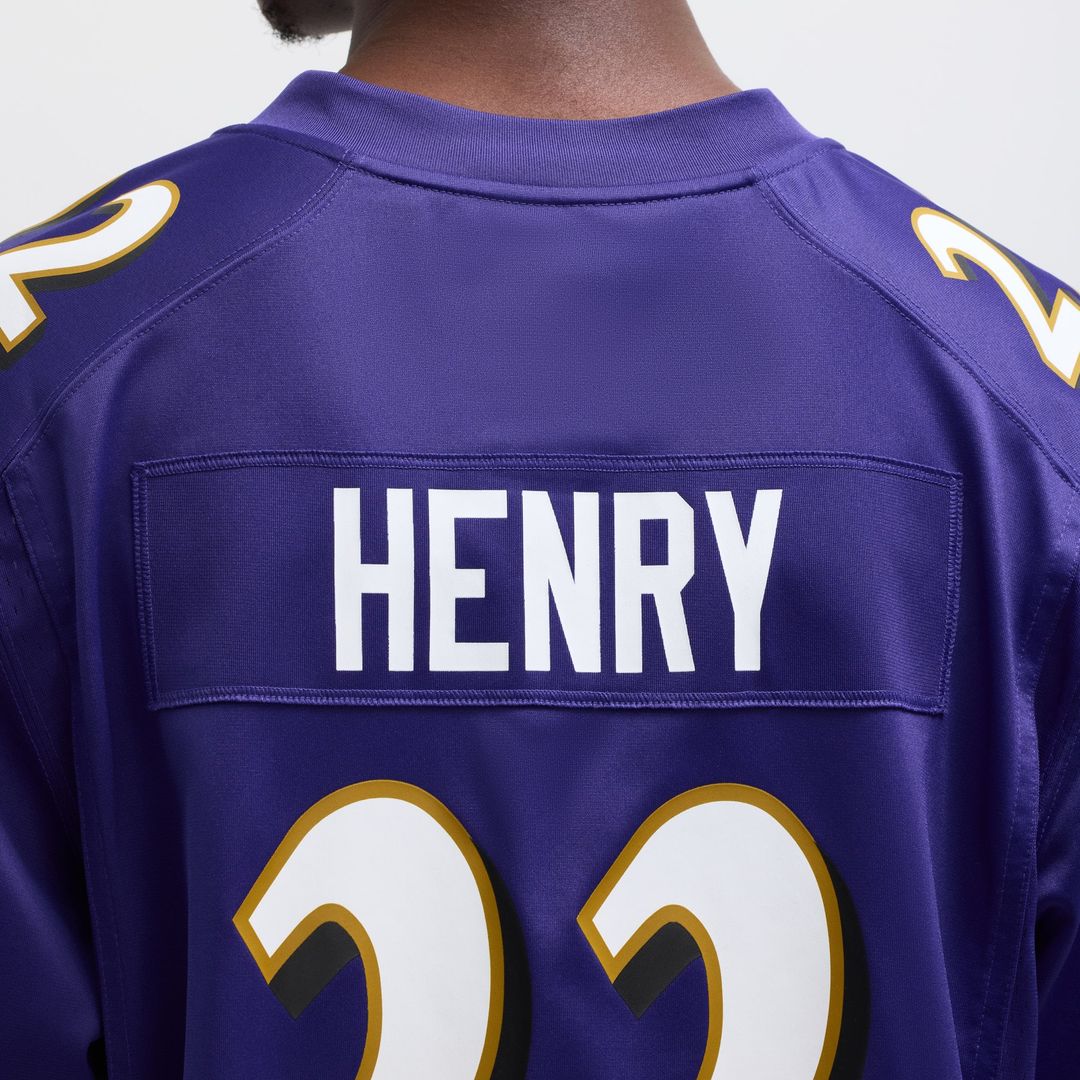 Baltimore Ravens Derrick Henry Nike Purple Game Jersey product image 8