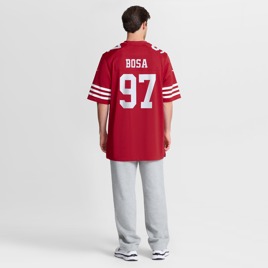 San Francisco 49ers Nick Bosa Nike Scarlet 80th Anniversary product image 5