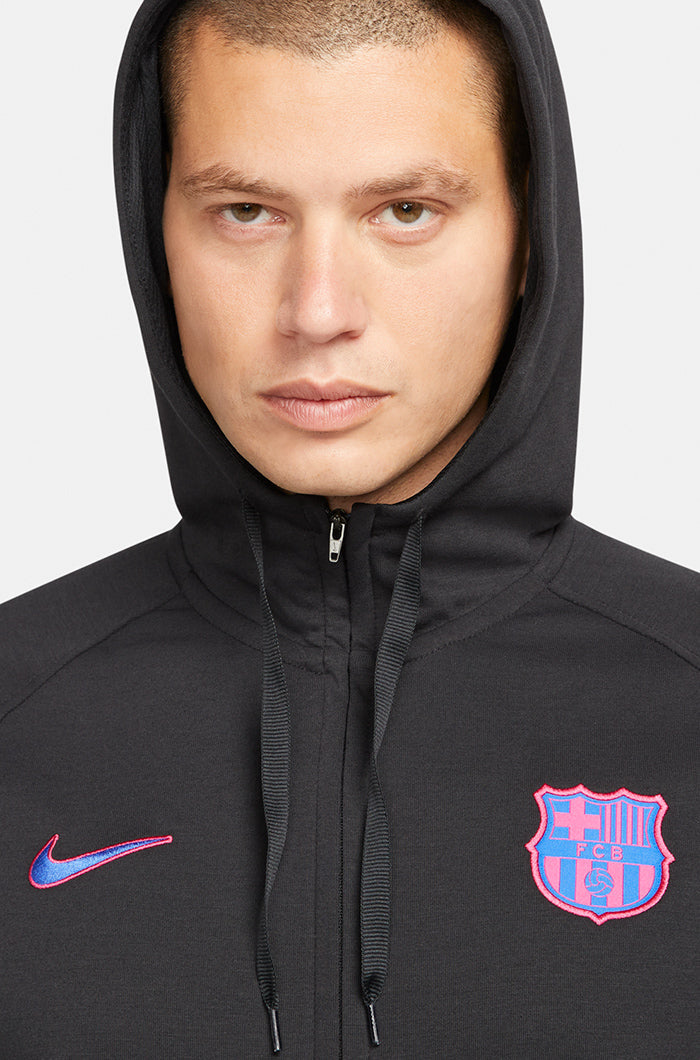 Nike Men FC Barcelona NSW Hooded Sweatshirt product image 3, provided for visual reference and product detail review