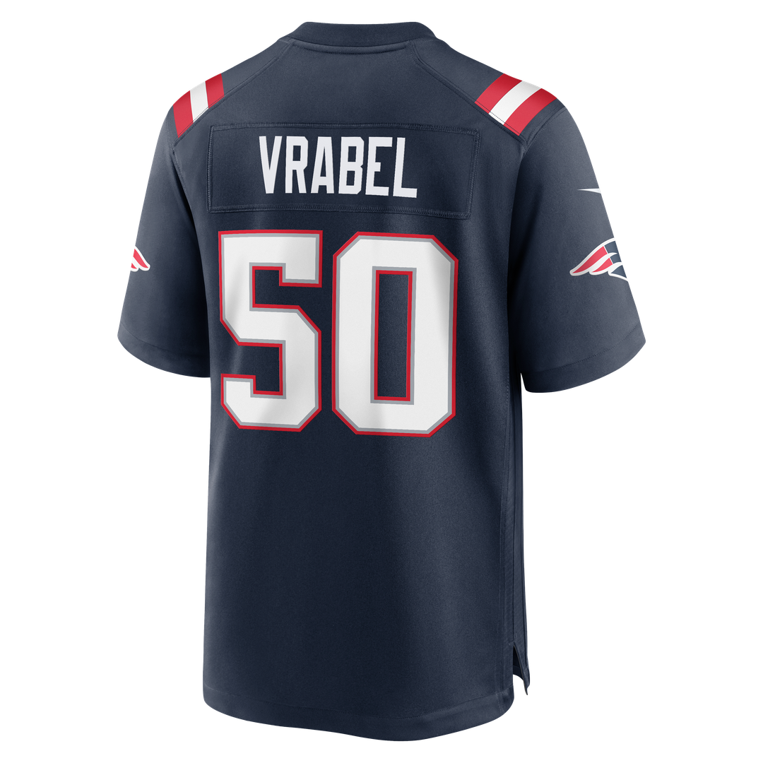 New England Patriots Mike Vrabel Nike White Retired Game product image 9