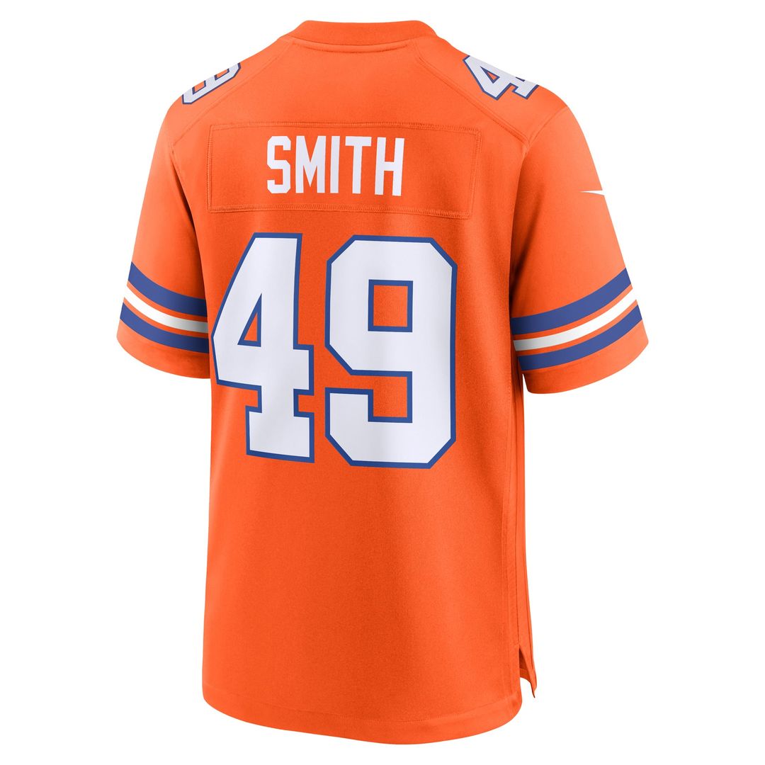 Denver Broncos Dennis Smith Nike Orange Retired Player product image 3