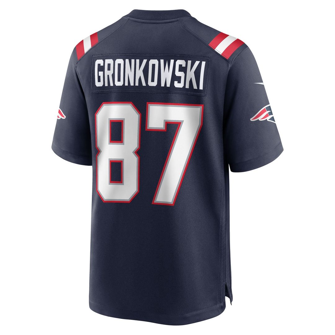 New England Patriots Rob Gronkowski Nike Red Alternate product image 15