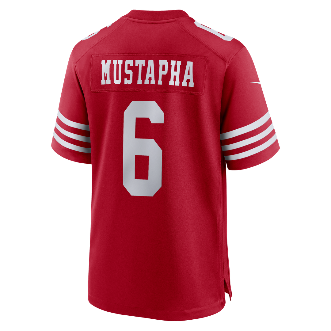 San Francisco 49ers Malik Mustapha Nike Scarlet Game Jersey product image 3