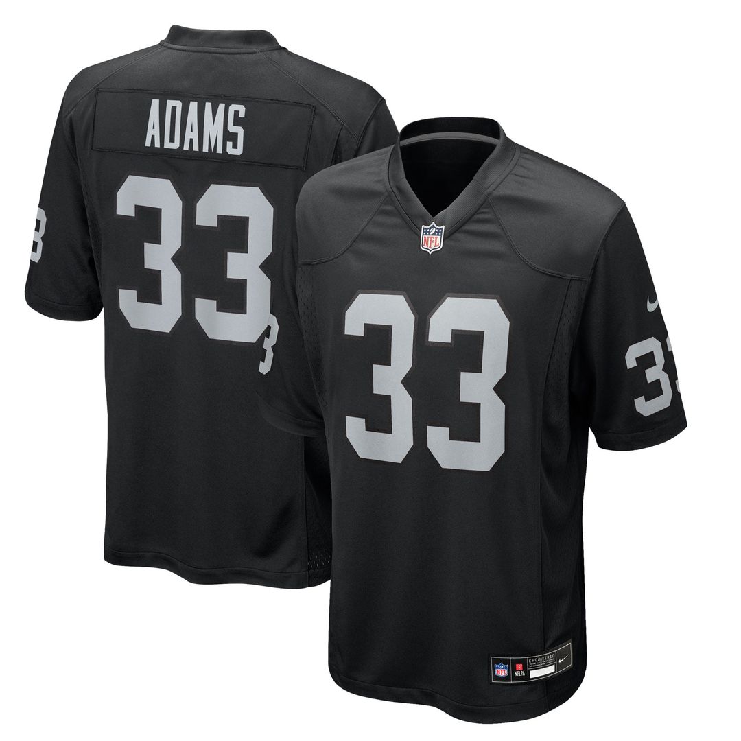 Las Vegas Raiders Jamal Adams Nike Black Game Jersey product image 1