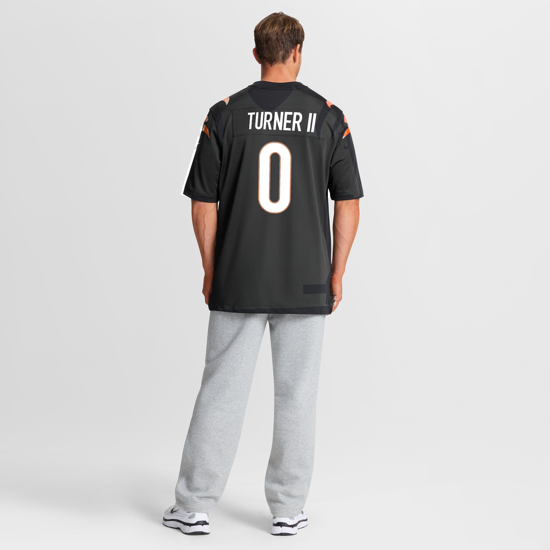 Cincinnati Bengals DJ Turner II Nike Black Game Jersey product image 3