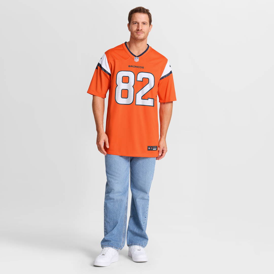 Denver Broncos Adam Trautman Nike Orange Game Jersey product image 7