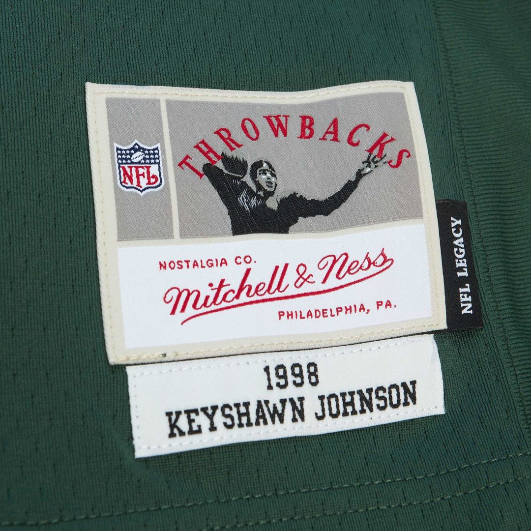 New York Jets Keyshawn Johnson Mitchell & Ness Green Legacy product image 4