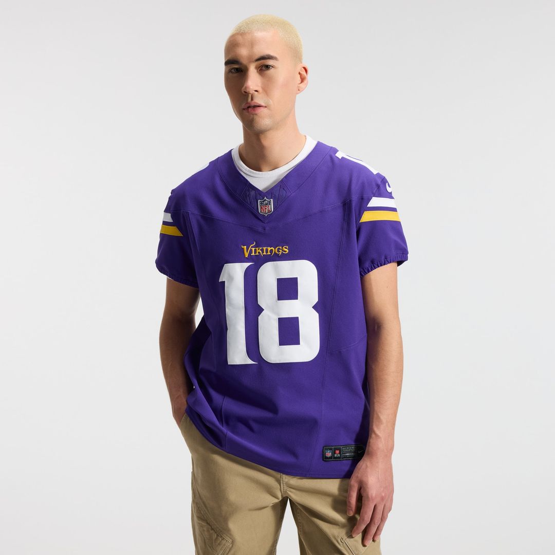 Minnesota Vikings Justin Jefferson Nike Purple Team Vapor product image 2