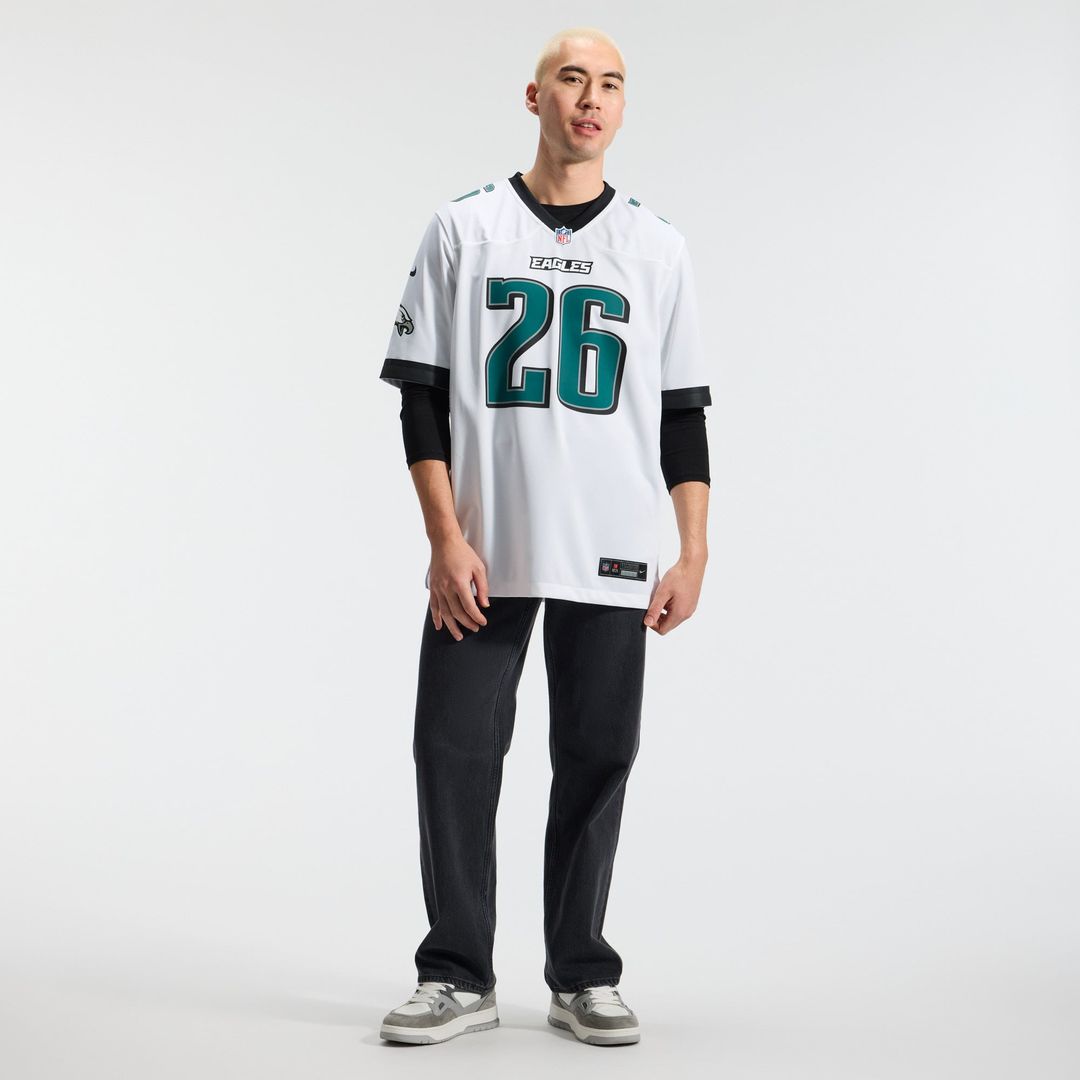 Philadelphia Eagles Saquon Barkley Nike White Game Jersey product image 17