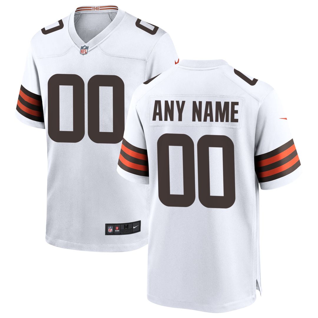Cleveland Browns Nike White Custom Jersey product image 1