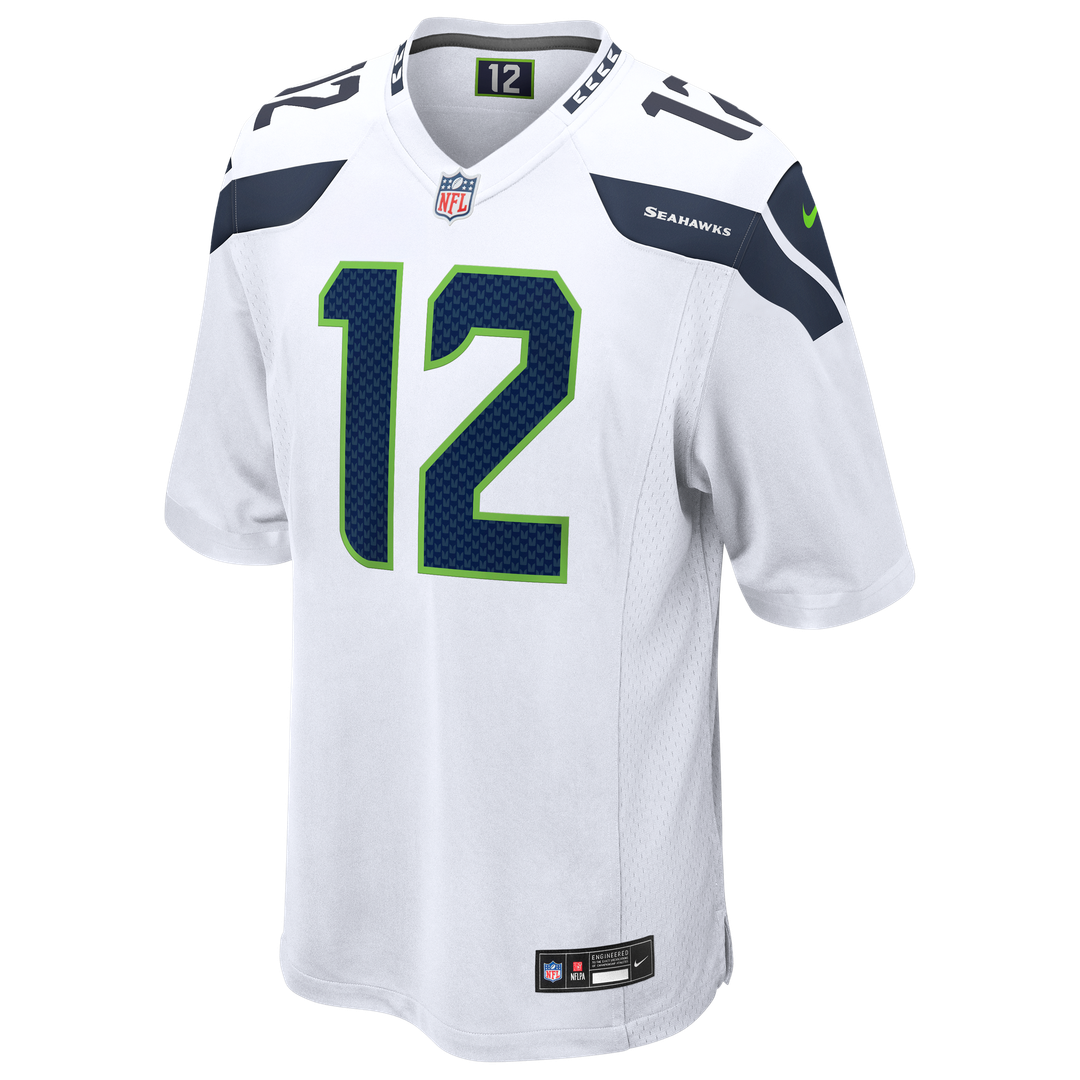 Seattle Seahawks 12s Nike White Game Jersey product image 2