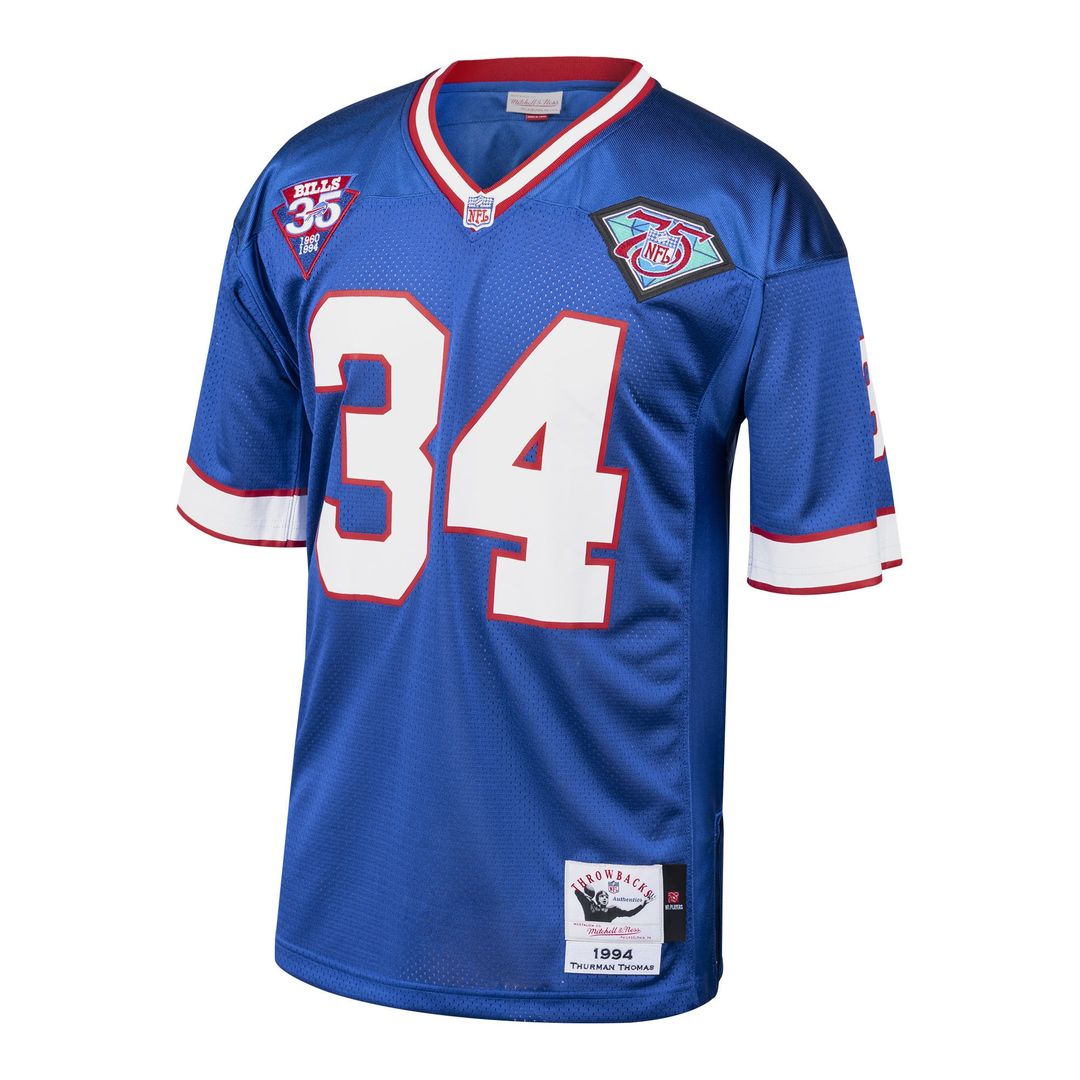 Buffalo Bills 1985 Thurman Thomas Mitchell & Ness Royal product image 2