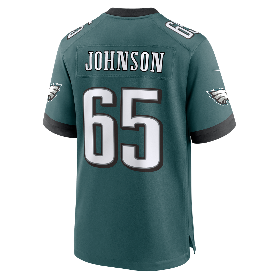Philadelphia Eagles Lane Johnson Nike Midnight Green Game product image 3