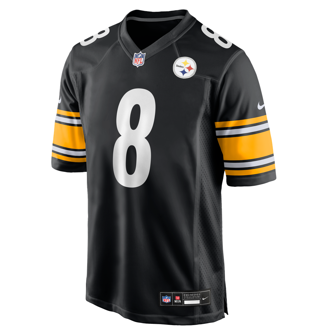 Pittsburgh Steelers Aaron Rodgers Nike Black Game Jersey product image 6