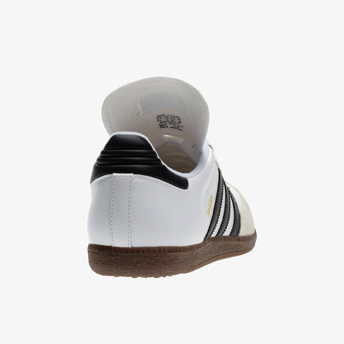 adidas Samba Classic Indoor Soccer Shoes White Men product image 3, provided for visual reference and product detail review