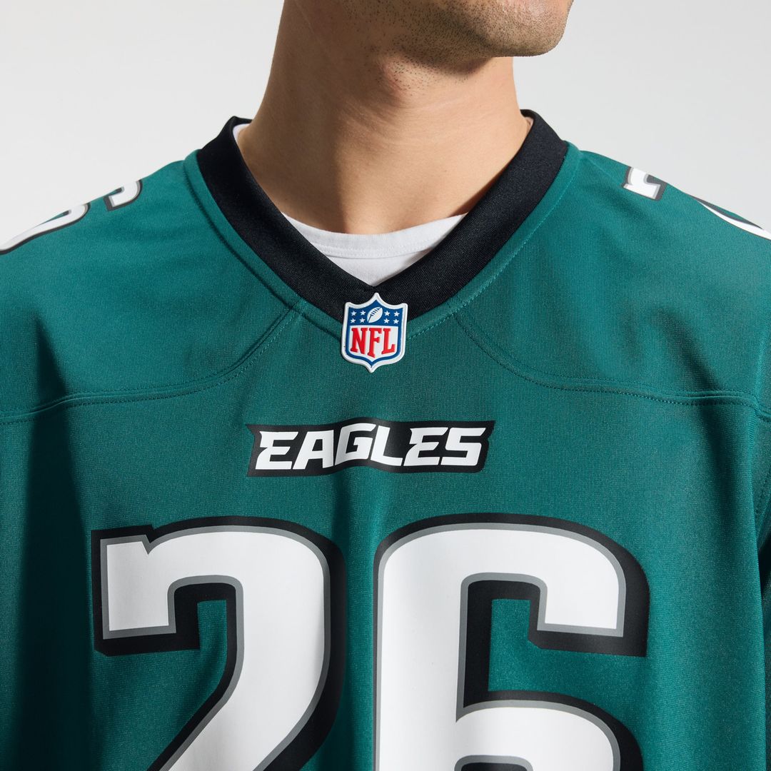 Philadelphia Eagles Saquon Barkley Nike White Game Jersey product image 35