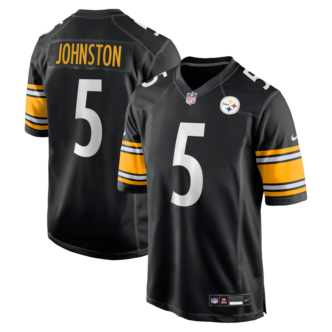 Pittsburgh Steelers Cameron Johnston Nike Black Game Jersey product image 1