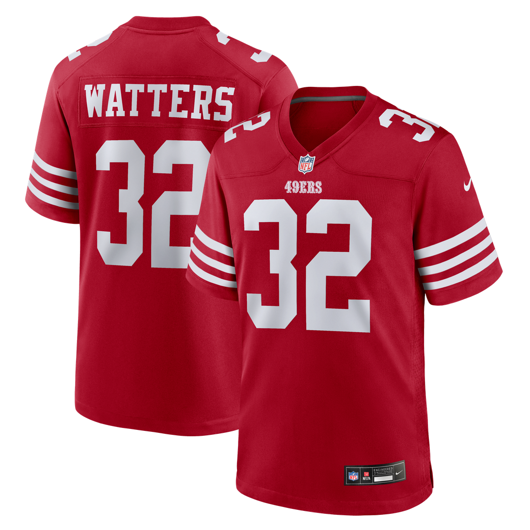 San Francisco 49ers Ricky Watters Nike Scarlet Retired Game product image 1