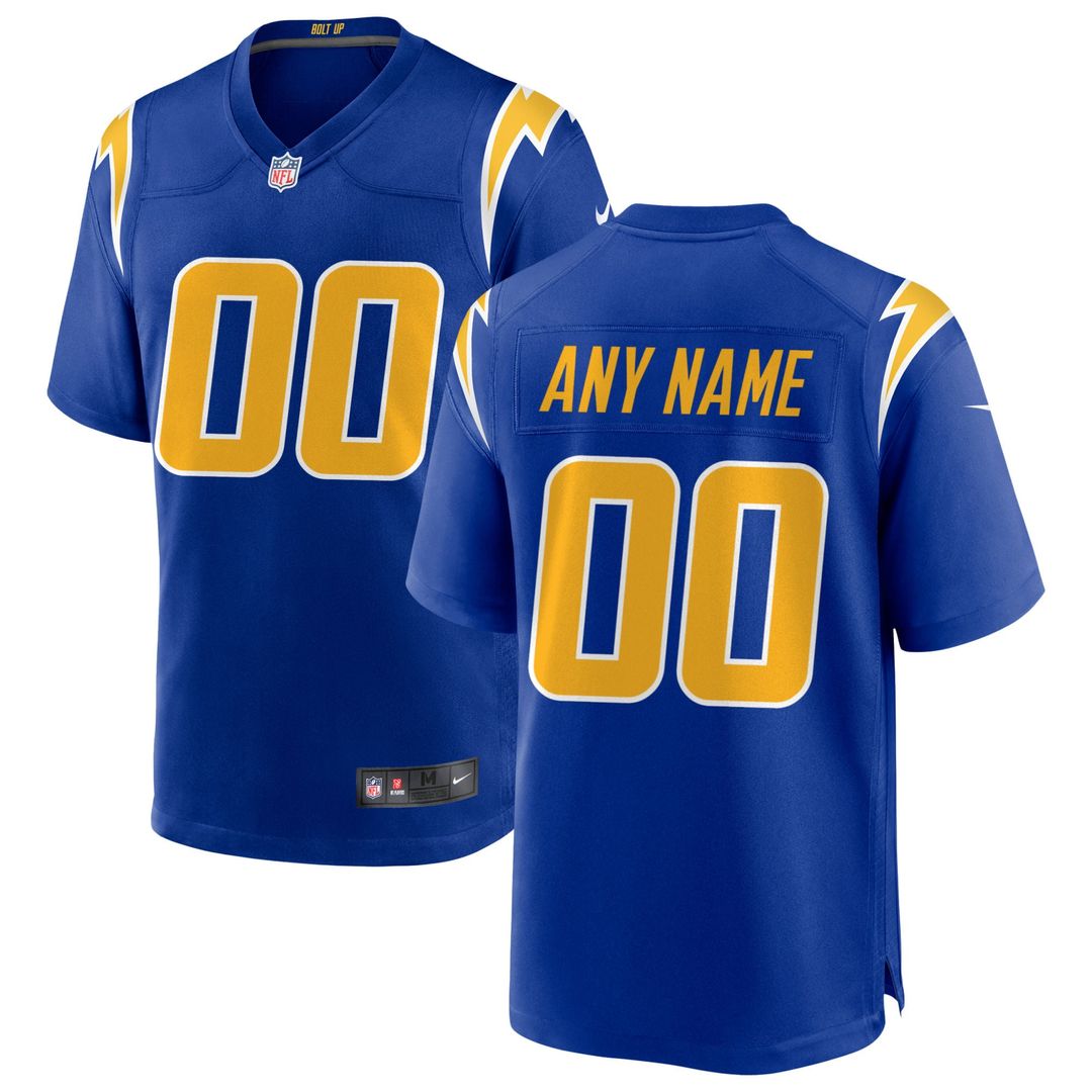 Los Angeles Chargers Nike Royal Alternate Custom Jersey product image 1