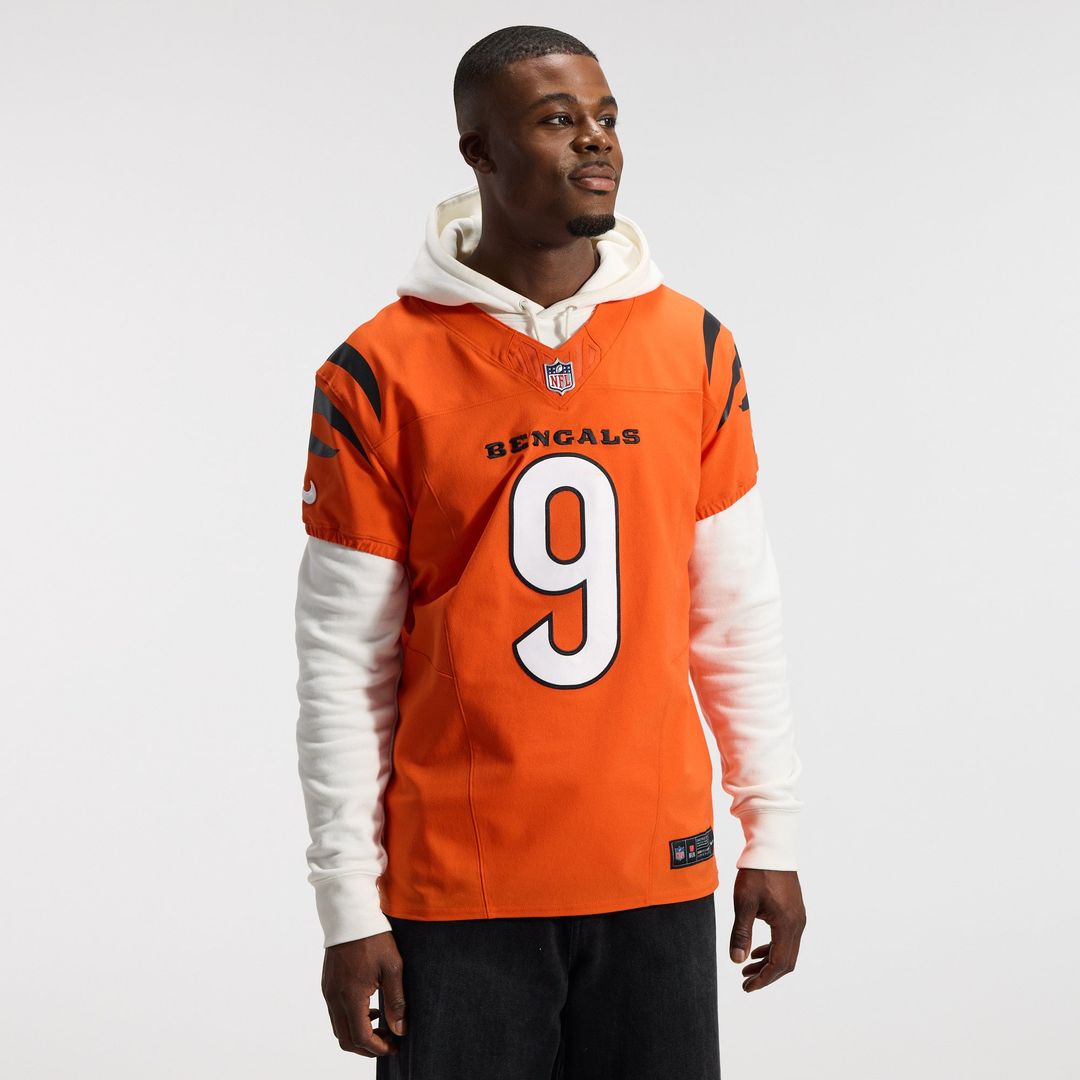 Cincinnati Bengals Joe Burrow Nike Orange Team Vapor FUSE product image 2