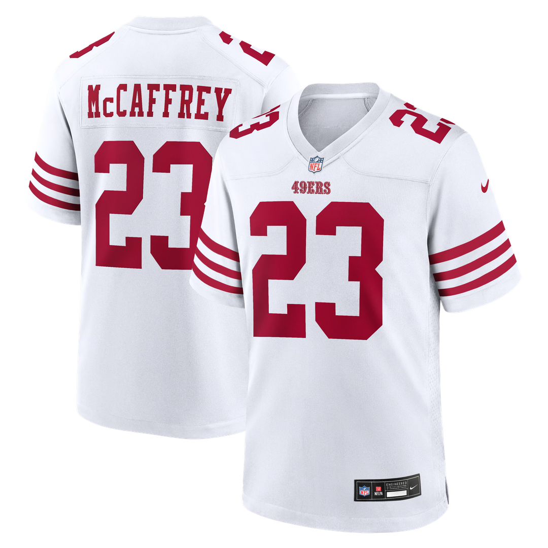 San Francisco 49ers Christian McCaffrey Nike White Game product image 13