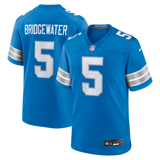 Detroit Lions Teddy Bridgewater Nike Blue Game Jersey product image 1
