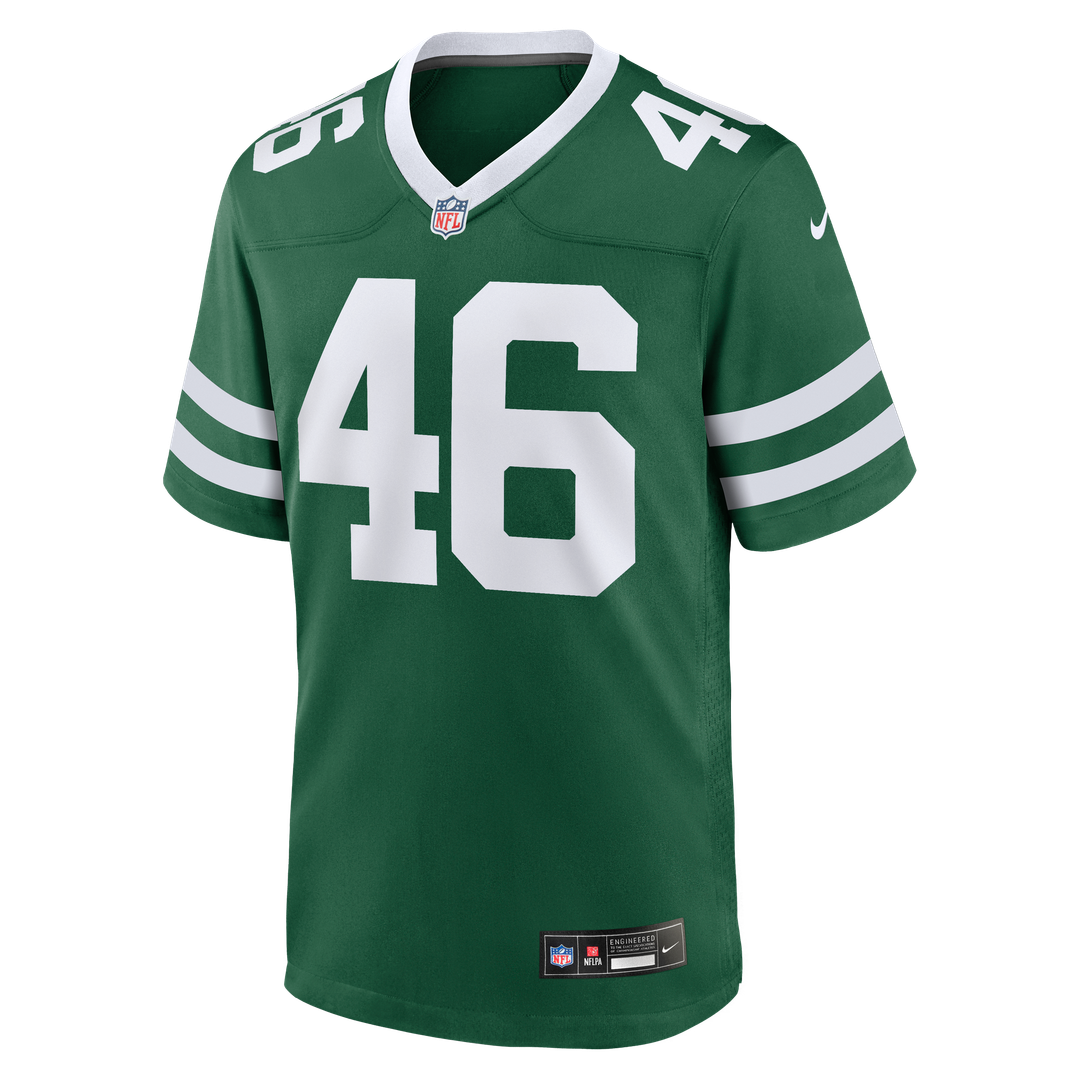 New York Jets Joseph Ossai Nike Legacy Green Game Jersey product image 2
