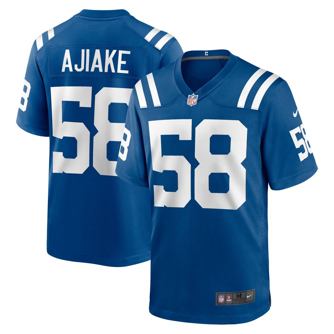Indianapolis Colts Austin Ajiake Nike Royal Game Jersey product image 1