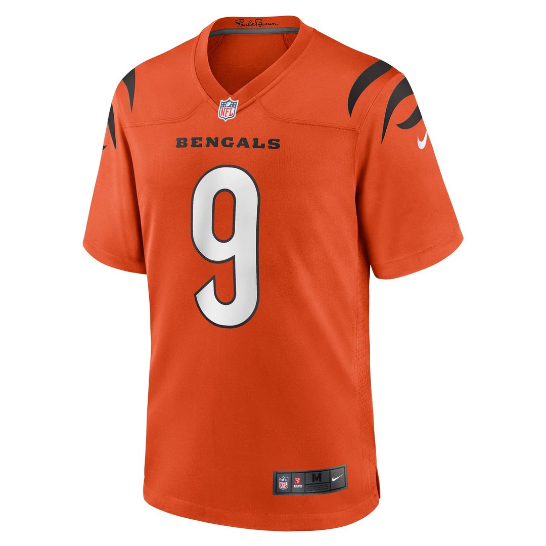 Cincinnati Bengals Joe Burrow Nike Black Game Jersey product image 30