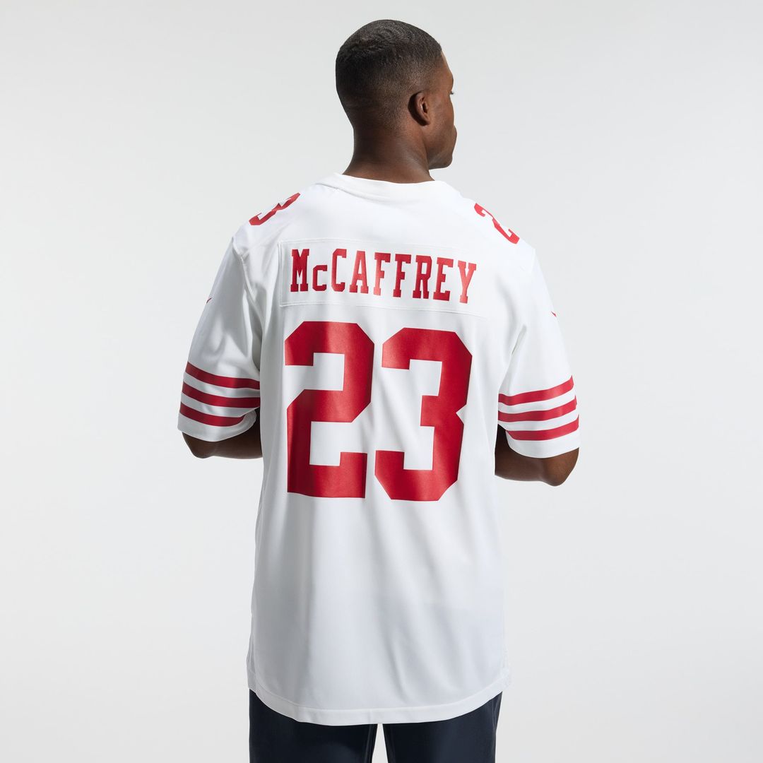 San Francisco 49ers Christian McCaffrey Nike White Game product image 15