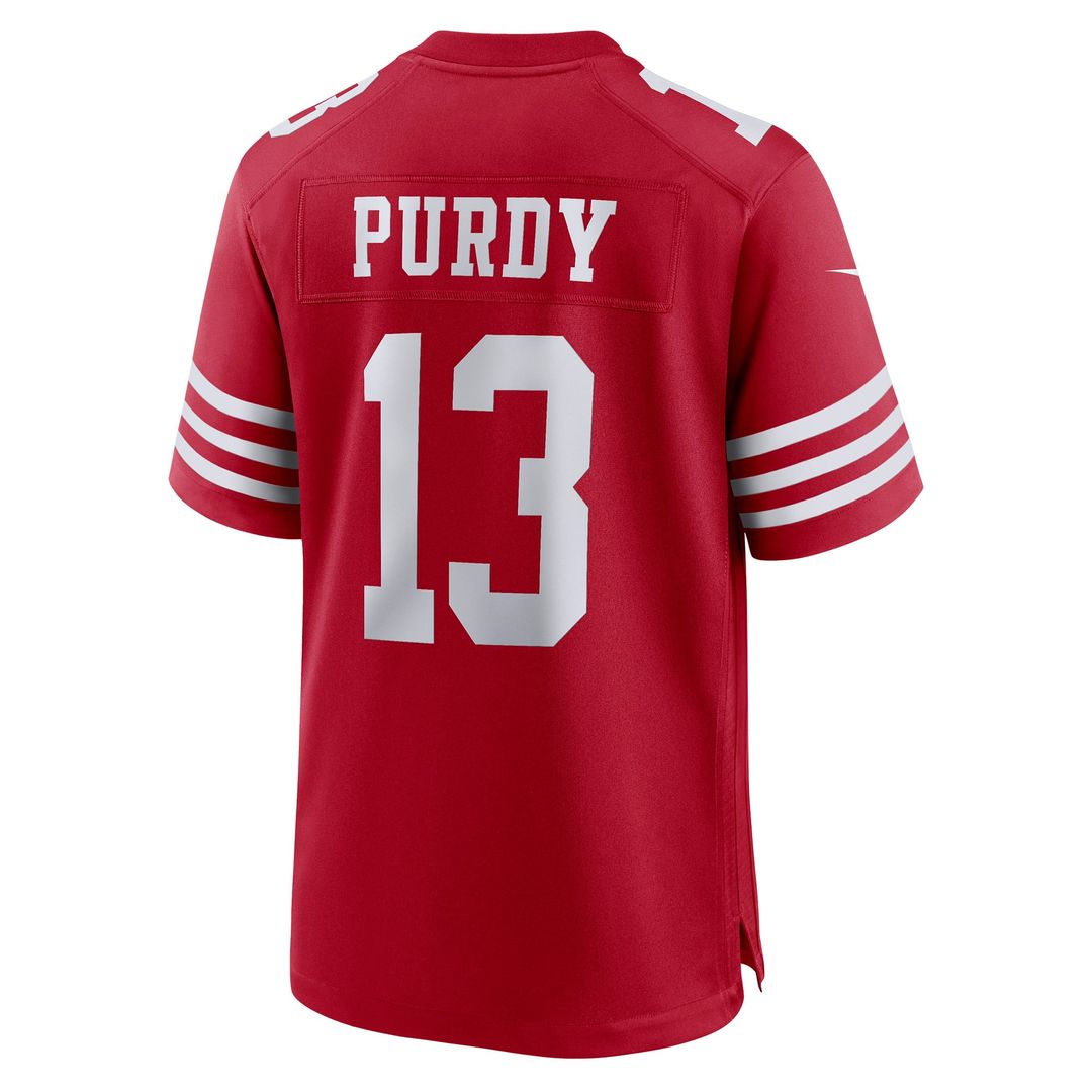 San Francisco 49ers Brock Purdy Nike Scarlet Game Jersey product image 3