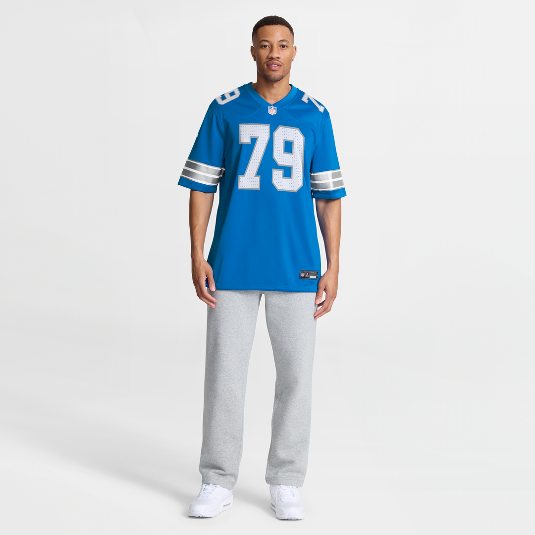 Detroit Lions Larry Borom Nike Blue Game Jersey product image 4