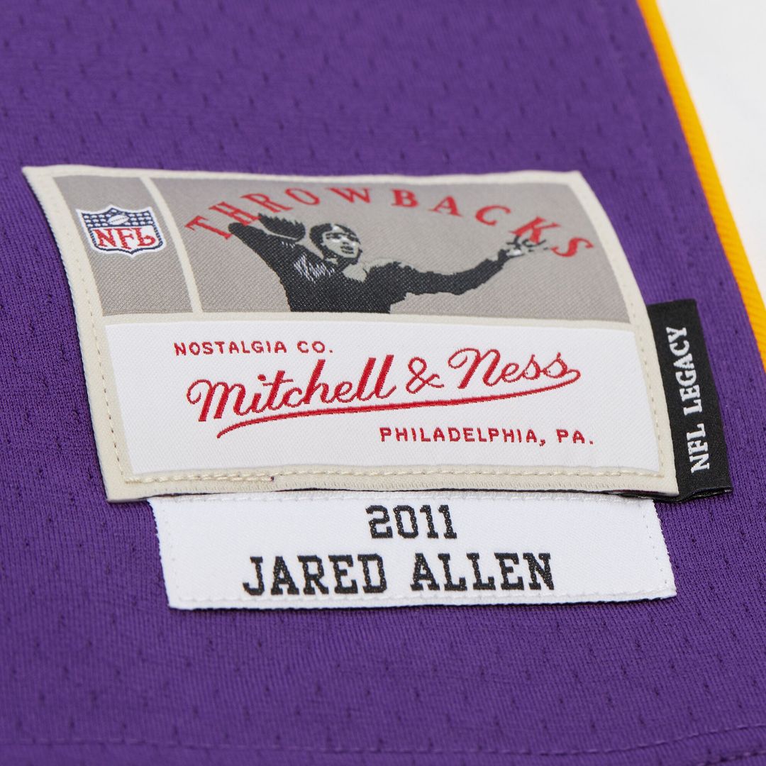 Minnesota Vikings Jared Allen Mitchell & Ness Purple 2011 product image 5