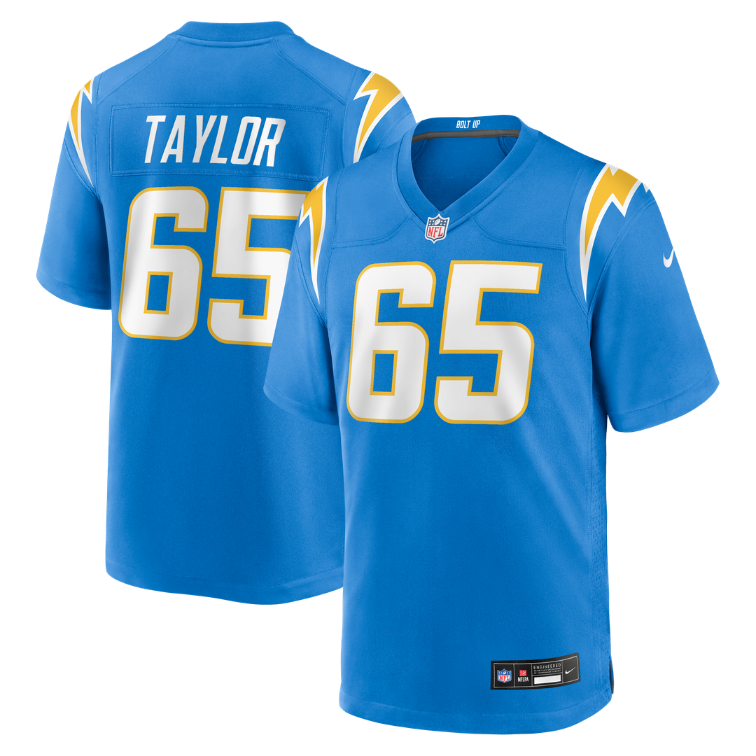 Los Angeles Chargers Logan Taylor Nike Powder Blue Game product image 1