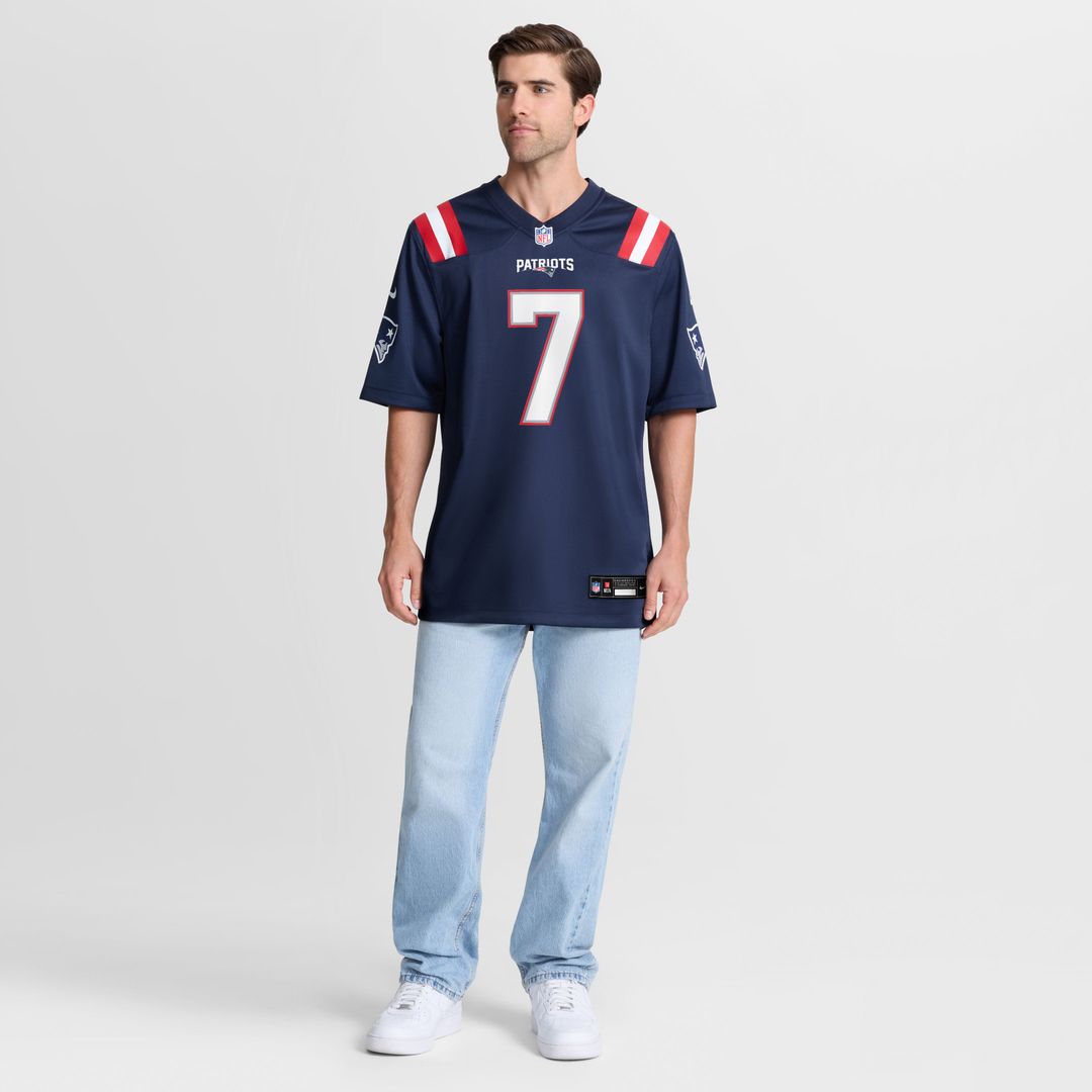New England Patriots Carlton Davis Nike Navy Game Jersey product image 2
