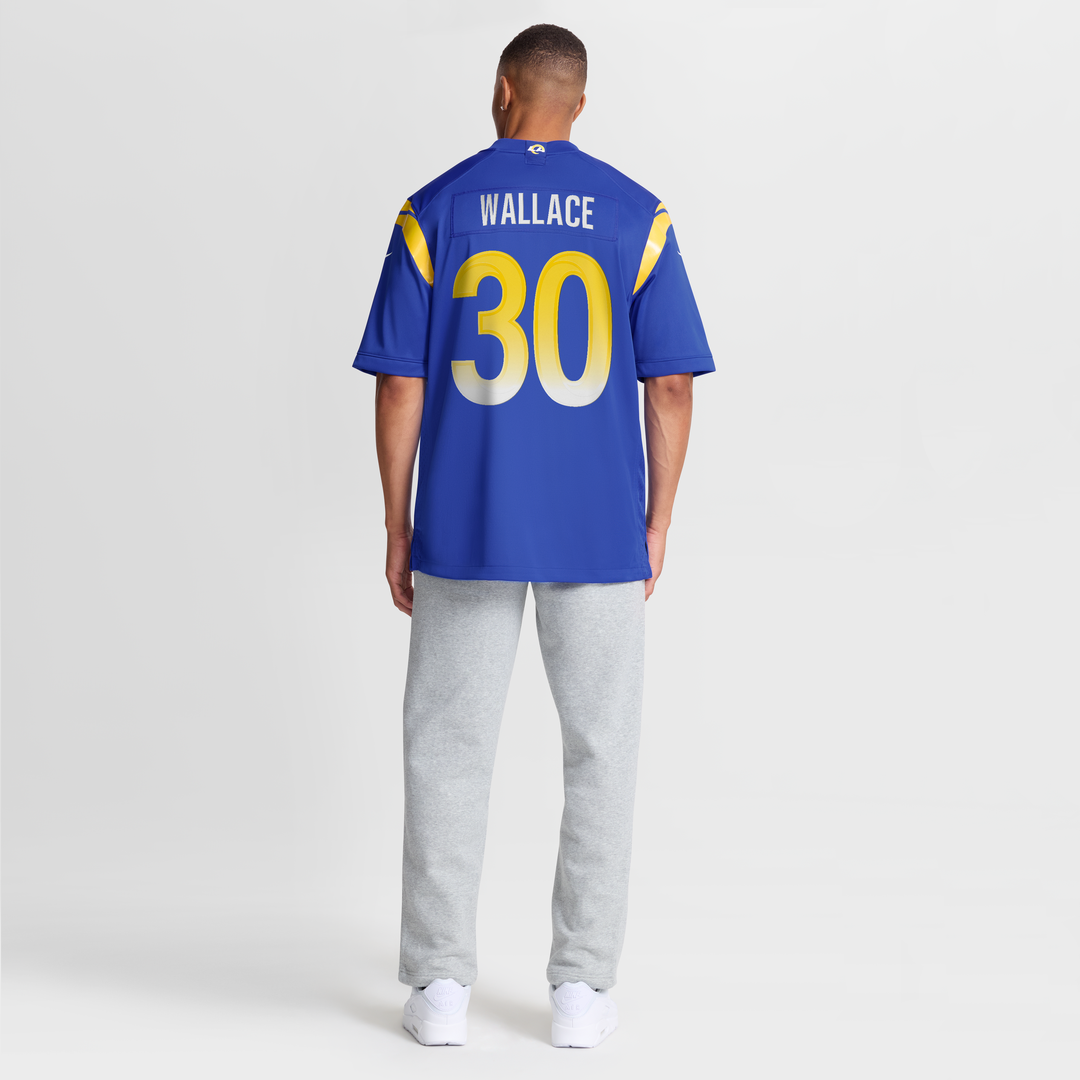 Los Angeles Rams Josh Wallace Nike Royal Game Jersey product image 8