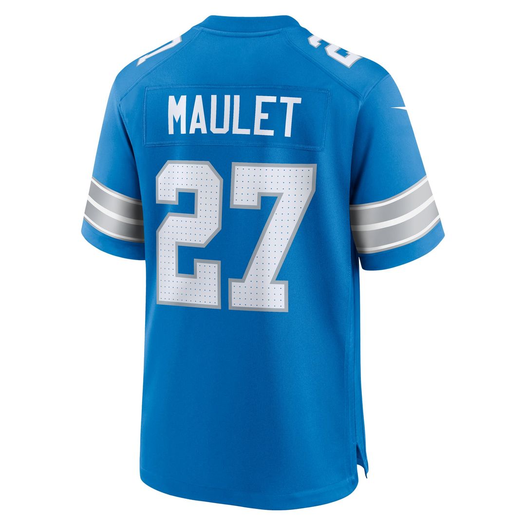 Detroit Lions Arthur Maulet Nike Blue Game Jersey product image 3