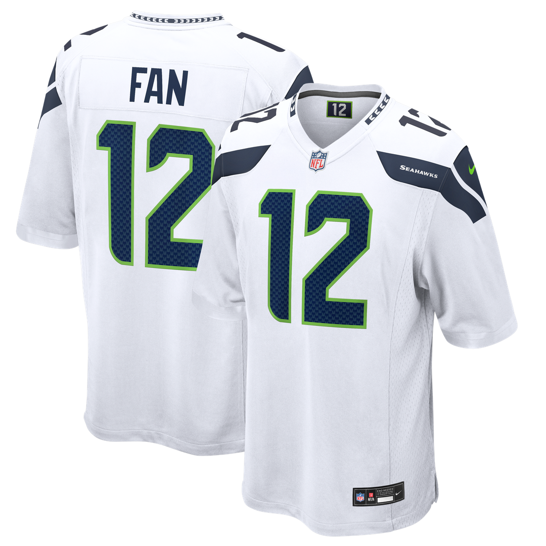 Seattle Seahawks 12s Nike White Game Jersey product image 4