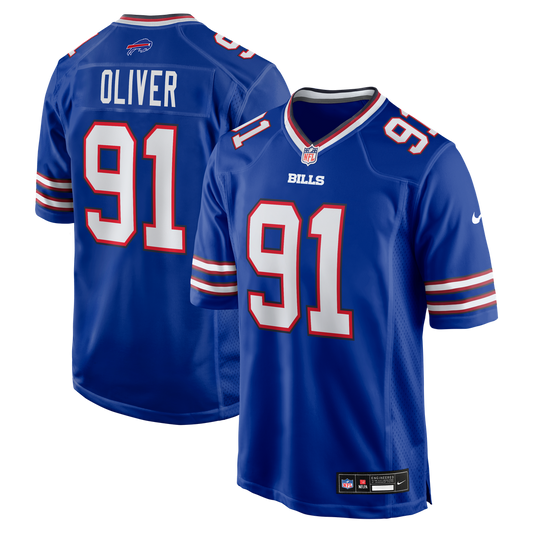 Buffalo Bills Ed Oliver Nike Royal Team Game Jersey product image 1