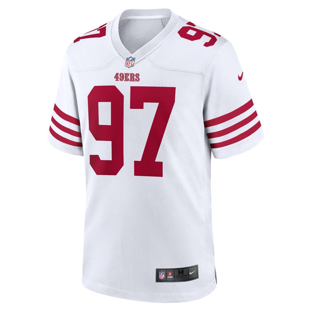 San Francisco 49ers Nick Bosa Nike White Game Jersey product image 5