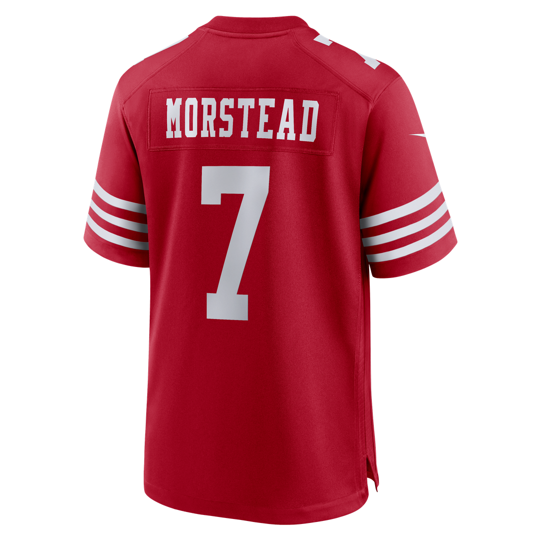 San Francisco 49ers Thomas Morstead Nike Scarlet Game Jersey product image 3