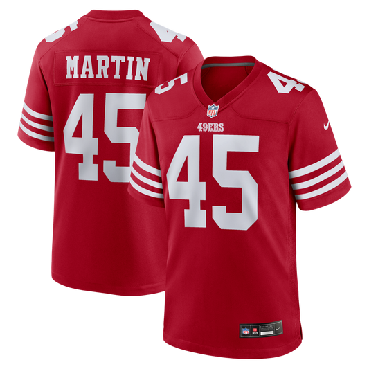 San Francisco 49ers Nick Martin Nike Scarlet Game Jersey product image 1
