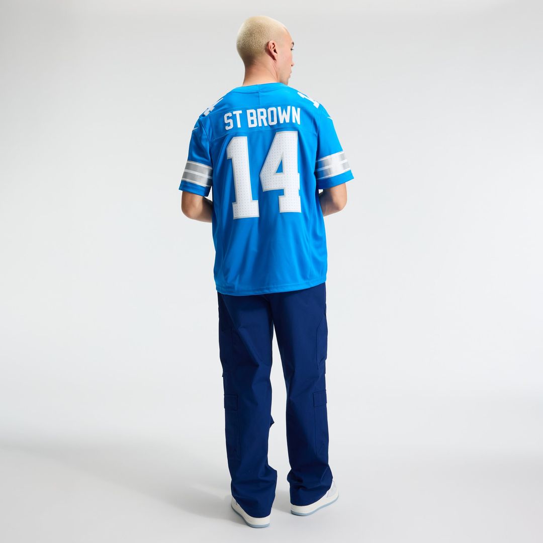 Detroit Lions Amon - Ra St. Brown Nike Blue Team Vapor FUSE product image 5